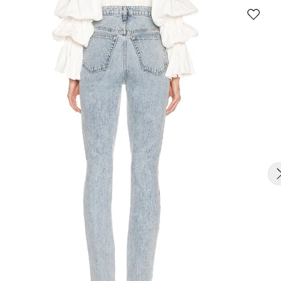 Khaite Daria High Rise Straight-Leg Jeans 29 - Picture 3 of 6